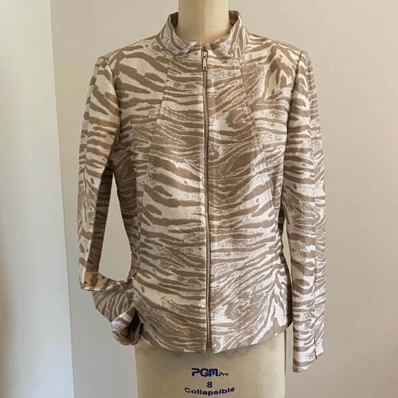 Lafayette 148 Animal Print Jacket - Picture 5 of 5